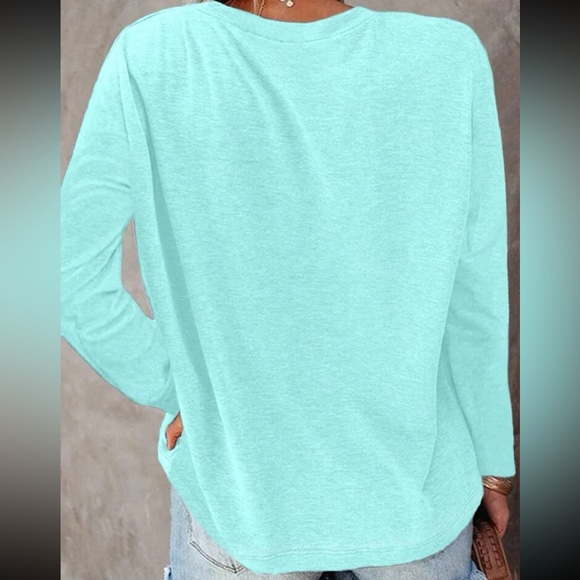 Plus size long sleeve comfy casual top - Picture 3 of 16